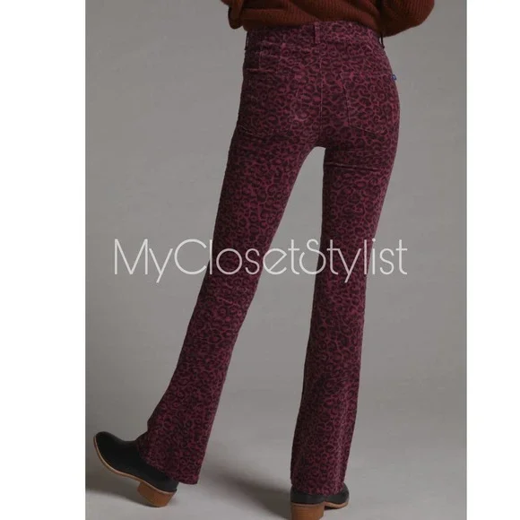 Pilcro the Icon Flare Corduroy Festival Pants 26 NWT $140 Anthropologie BOHO new - Picture 5 of 5
